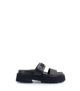 Eco-Friendly Black Platform Sandals Bril