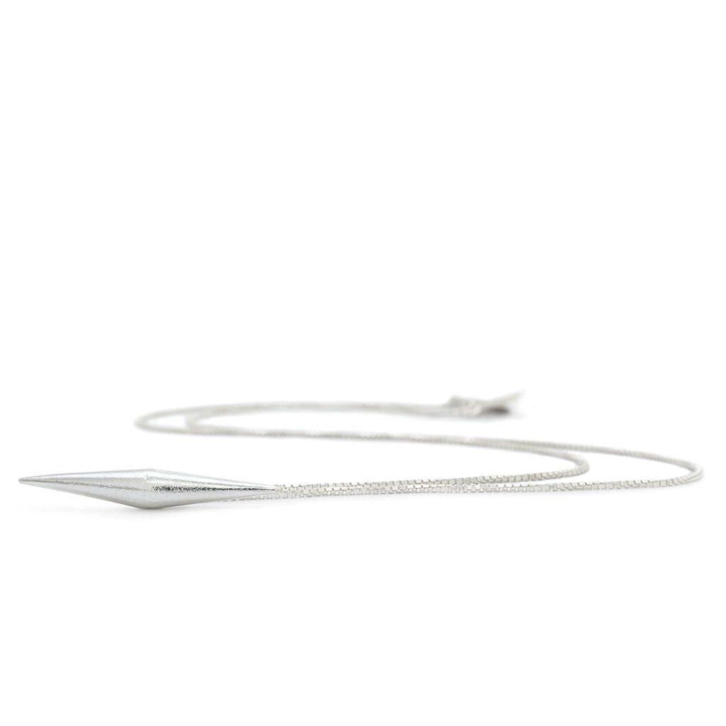 CÓNICA Axis Silver Pendant Necklace