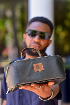 Swara Leather Wash Bag