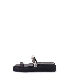 Chic Eco-Friendly Black Platforms Comfy