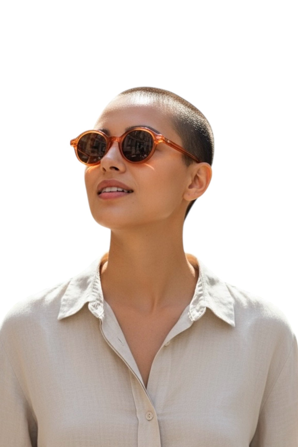 Topaz Round 48mm Sunglasses