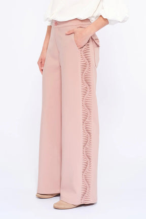 Parker Straight-Leg Trouser | Rose