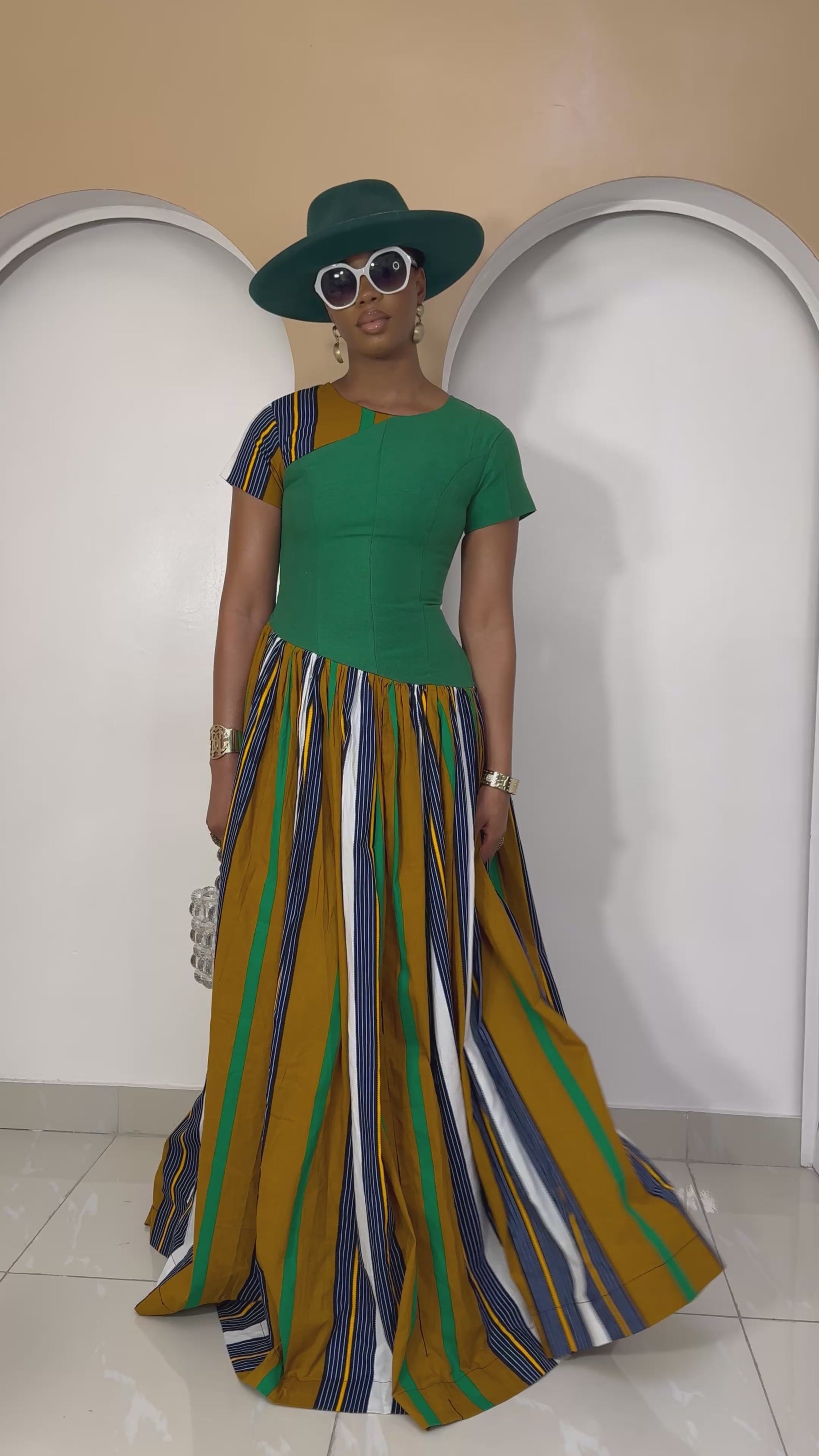 Okaaomee African Maxi Dress