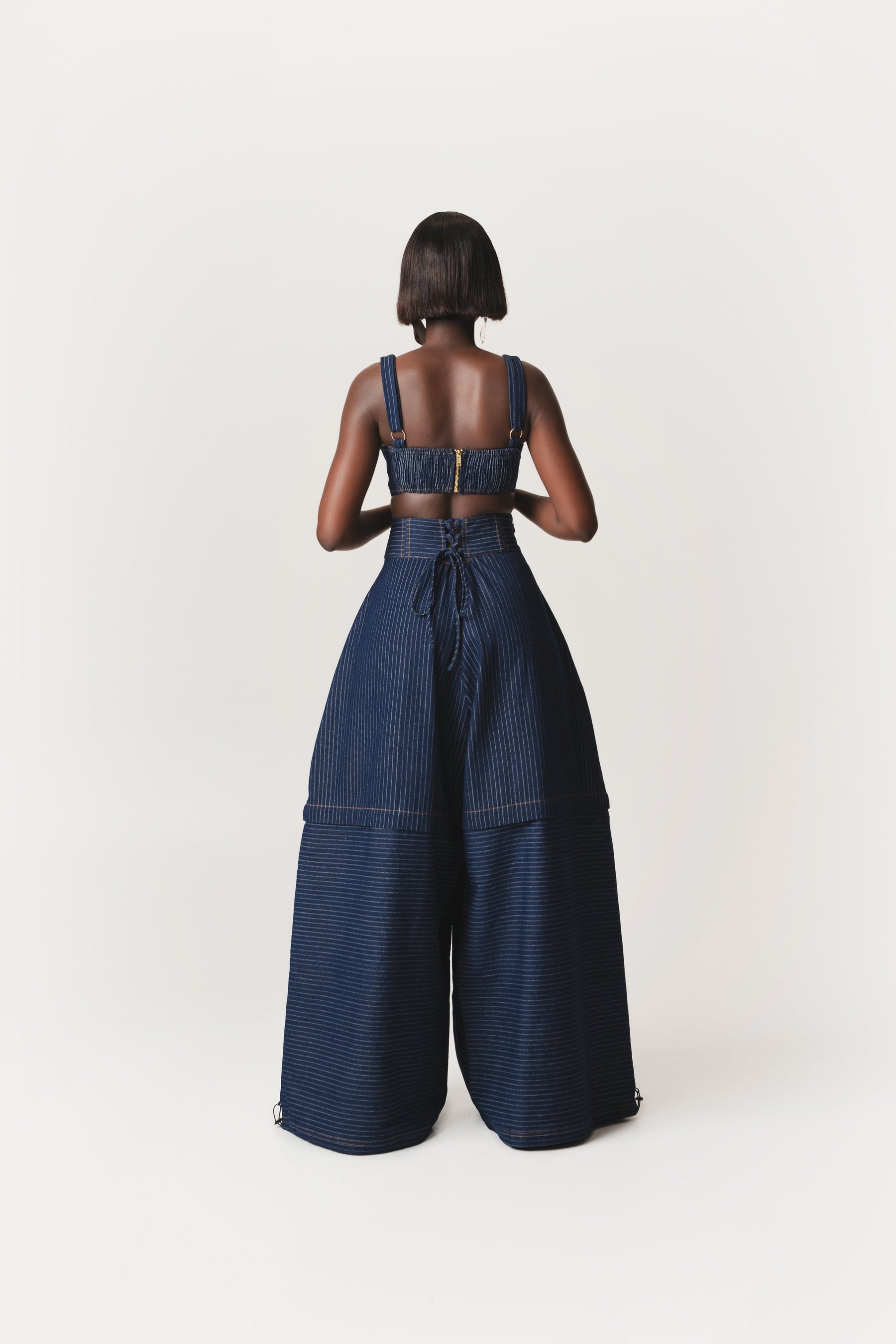 Denim Pinstripe SHANI Pants