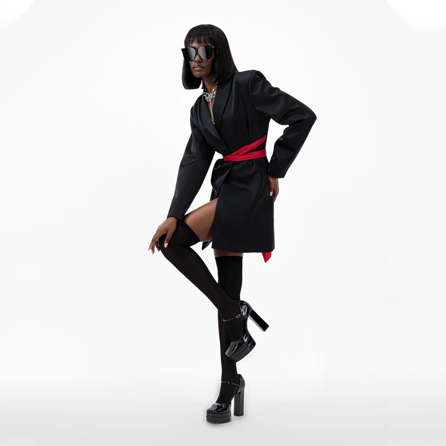 Oversize Satin Jacket