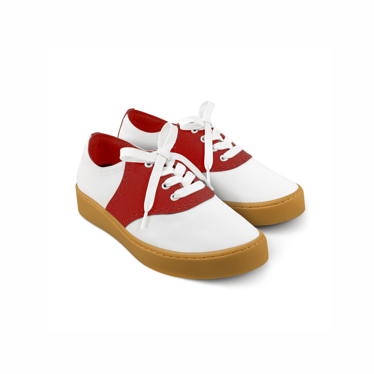 Saddle Red Casual Sneaker