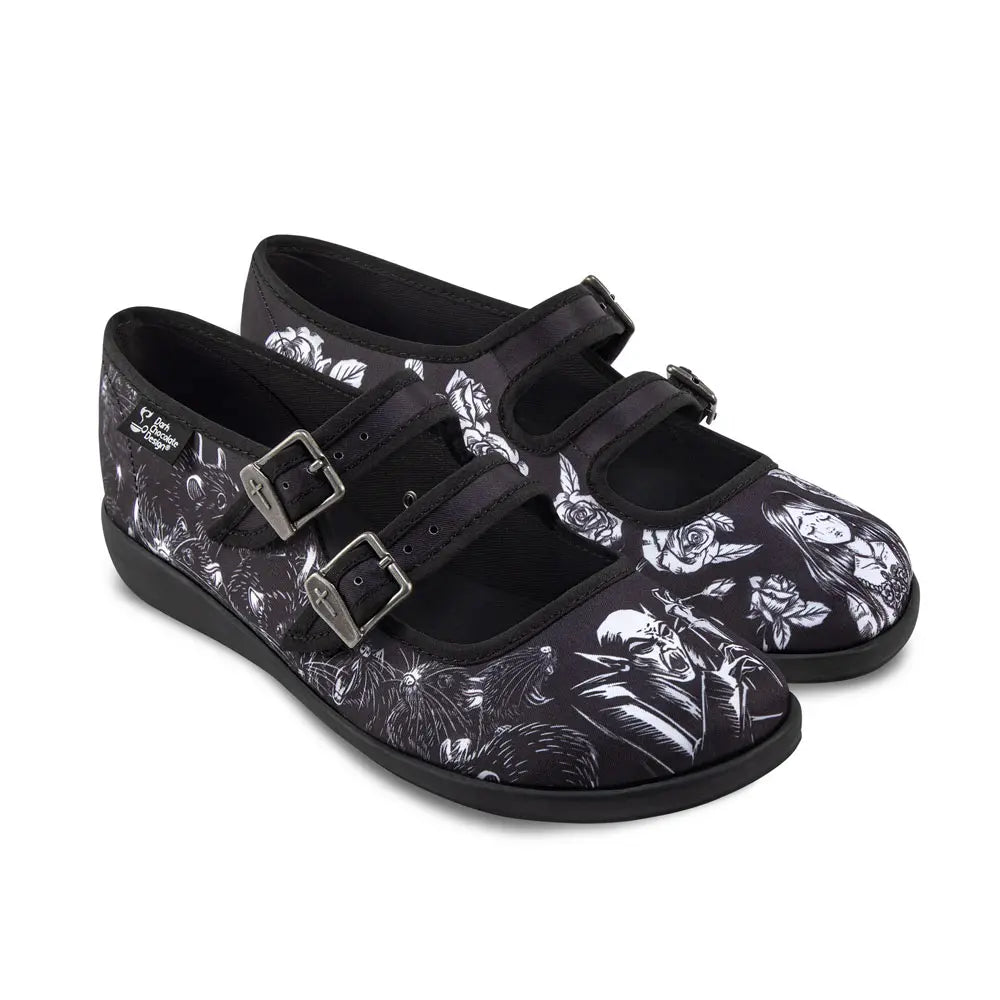 Death Stalks Women's Mary Jane Flats