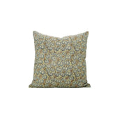 Home Decorative Hand Block Print Viscose Linen Pillow Cover- Heartvine