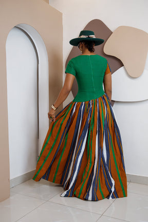 Okaaomee African Maxi Dress