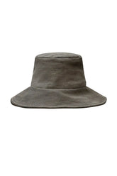 Denim Bucket Hat-Distressed Black