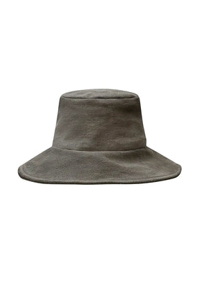 Denim Bucket Hat-Distressed Black