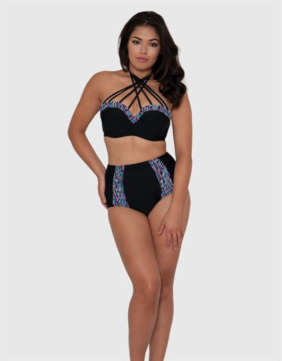 Curvy Kate Galaxy High Waist Brief Multi Print