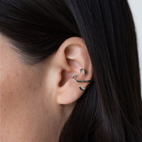 Silver Ear Cuff Carl