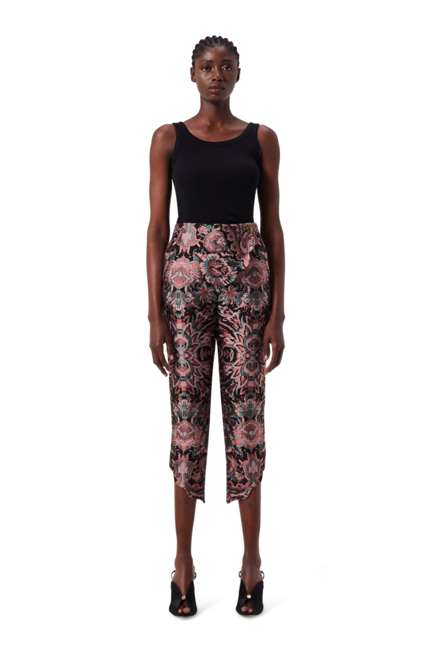 Bract Trousers in Scalloped Elysium