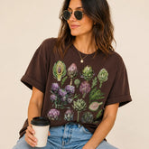 Botanical Artichoke Garden Graphic Tee