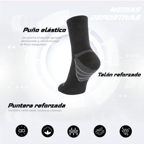 PACK DE 3 MEDIAS TENNIS