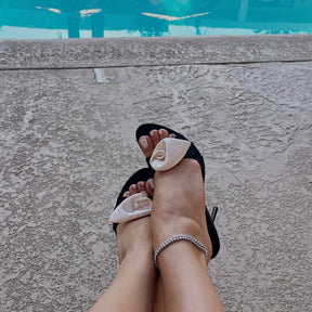 THE “KATE” 3 PRONG 3MM TENNIS ANKLET