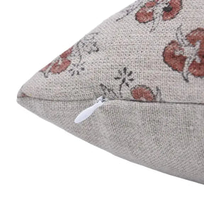 Unique Thick Linen Block Print Cushion Cover - Chitranjan