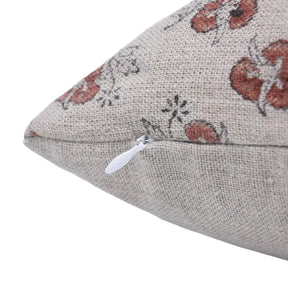 Unique Thick Linen Block Print Cushion Cover - Chitranjan