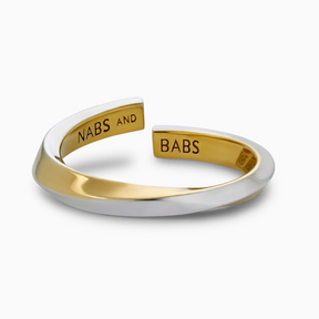 Lilo Ring Two-tone - Silver And Vermeil