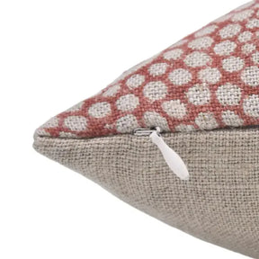 Handmade Floral Design Thick Linen Cushion Cover - Chunri Buti