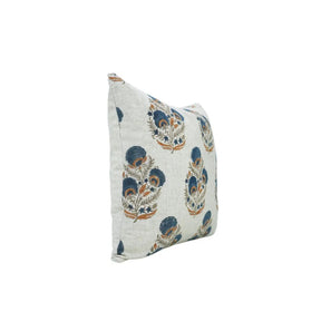 Beautiful Hand Block Print Viscose Linen Pillow Cover - Mohini
