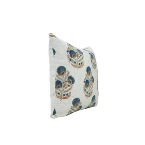 Beautiful Hand Block Print Viscose Linen Pillow Cover - Mohini