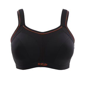 Panache Non Padded Sports Bra Black