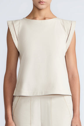 Regina Pima Cotton Knit Top | Pristine