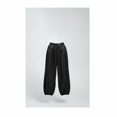 Suna Noir Satin Harem Trousers