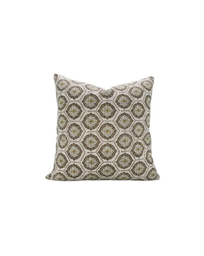 Bohemian Hand Block Desgin Viscose Linen Cushion Cover - Charkha
