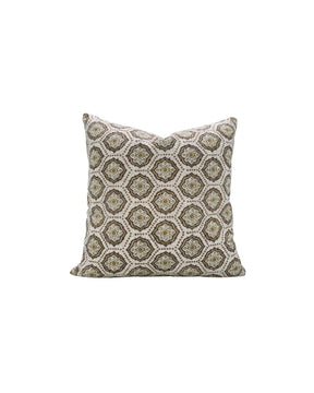 Bohemian Hand Block Desgin Viscose Linen Cushion Cover - Charkha