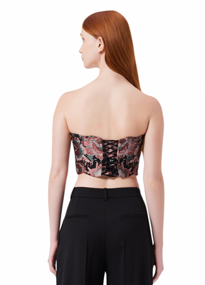 Magnolia Strapless Corset in Elysium