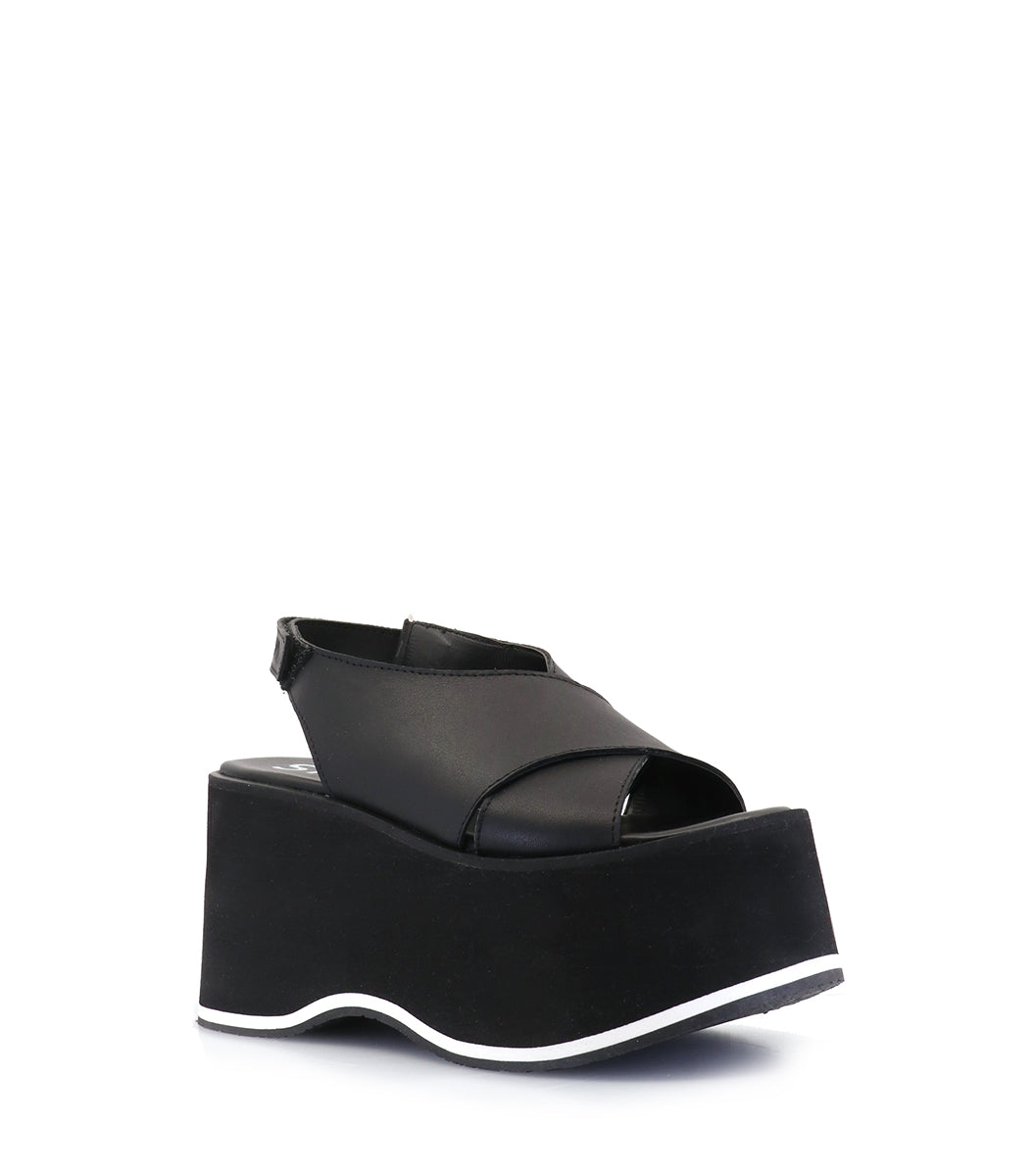 Elevate Your Style Black Platforms Dosha