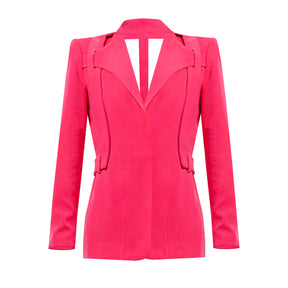 Cut-Out Back Statement Jacket