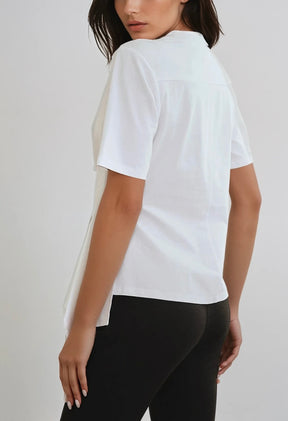 Élise Asymmetric Drape Top