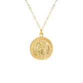 St Christopher 18k Gold Charm Necklace