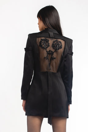 Embroidered Jacket Dress