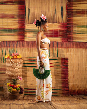 LOBSTA & PALAVA  IN TROPICAL PRINT