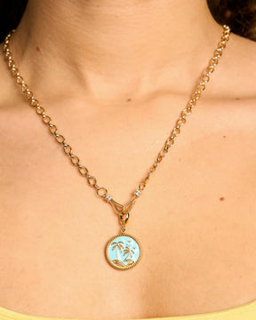 Island Belcher Charm Necklace