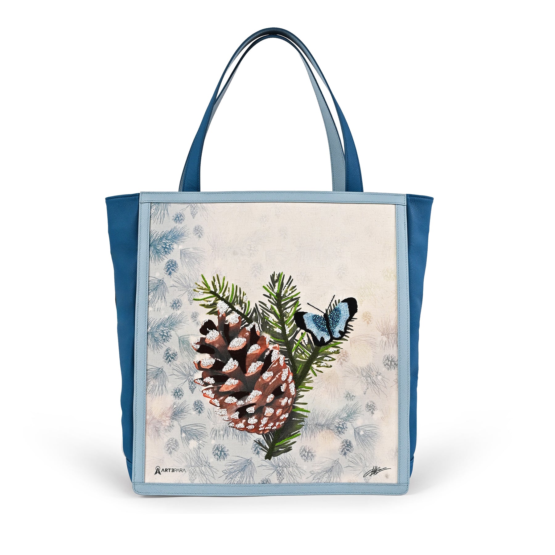 Luxury Winter Art Maxi Tote