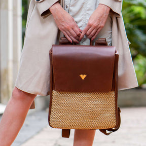 Brown  Leather Elite Laptop Backpack – Handmade Work Backpack with Pockets, Luxury Leather Bag