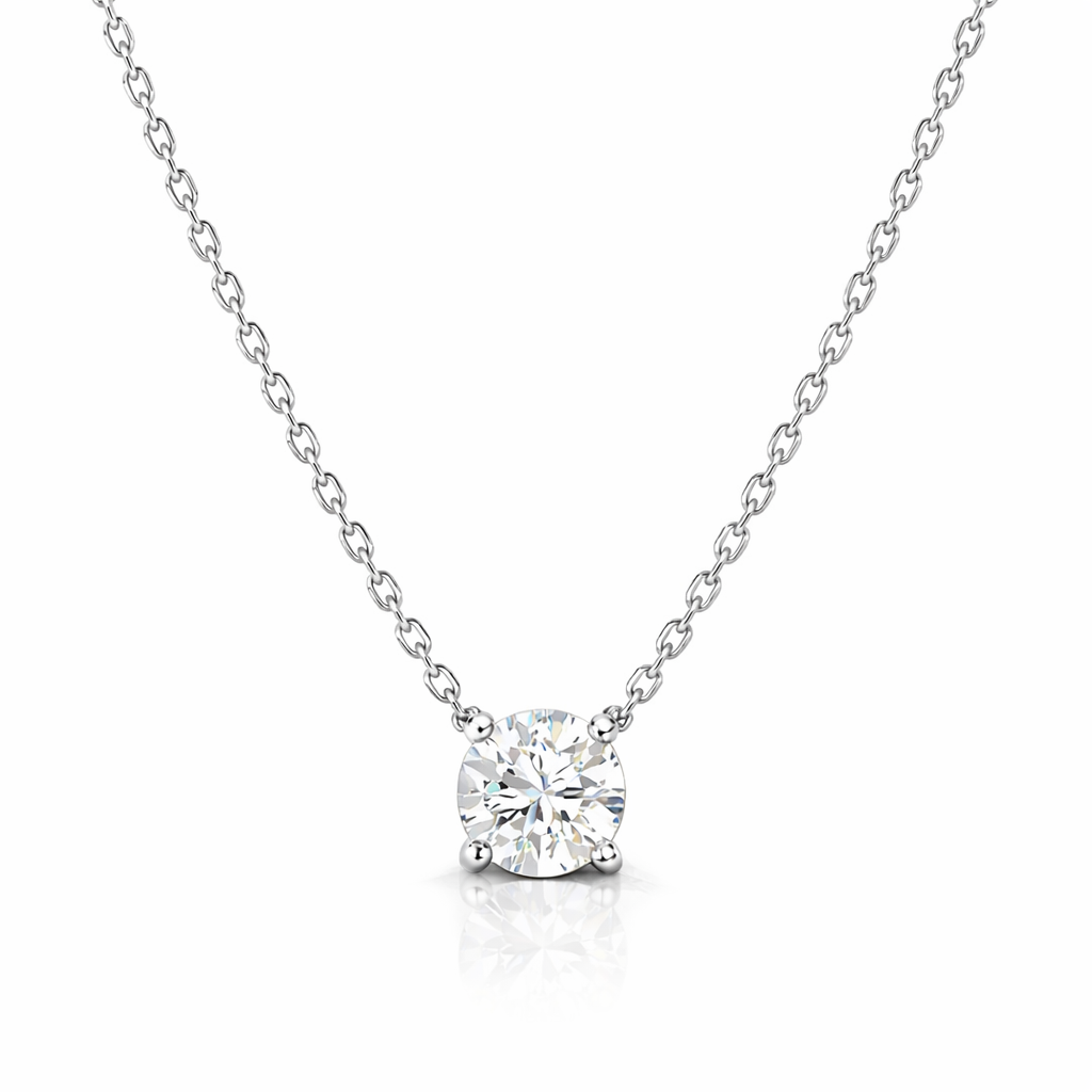 Diamond Solitaire Necklace