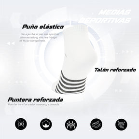 PACK DE 3 MEDIA TOBILLERA