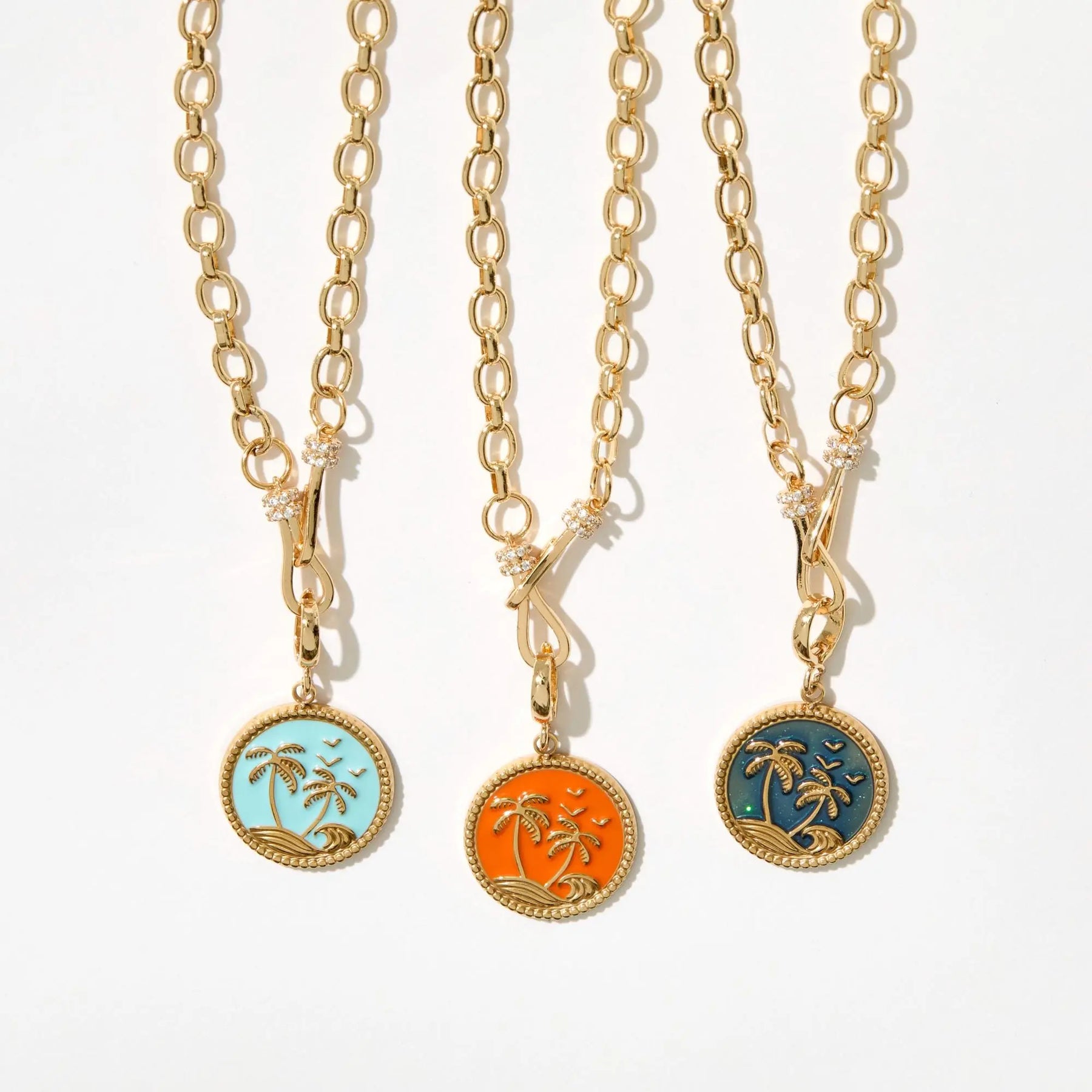 Island Belcher Charm Necklace