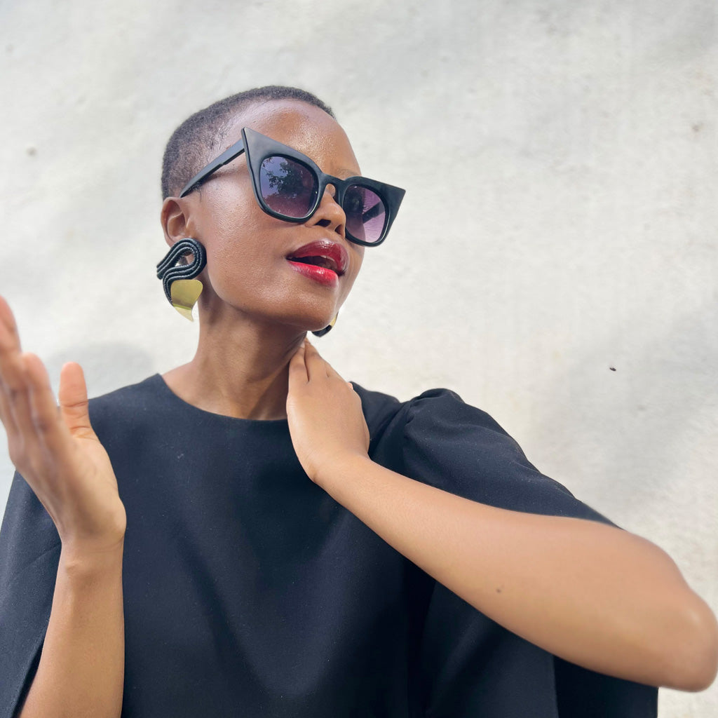 Evoke Black Earrings