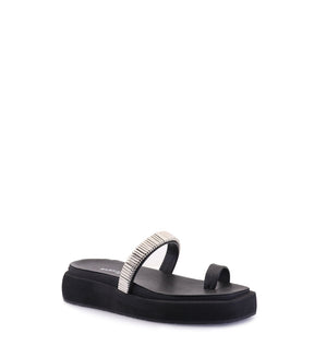 Chic Eco-Friendly Black Platforms Comfy