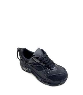 Sleek Eco-Friendly Black Sneakers Four