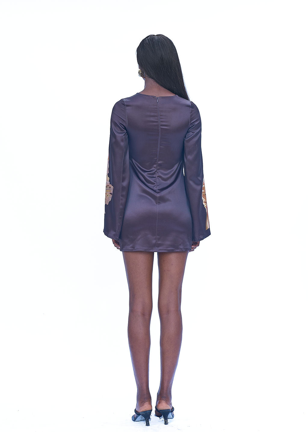 SISI DRESS- BROWN MAGNOLIA