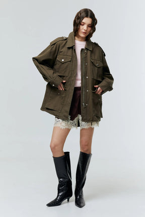 LEONNA UTILITY POCKET JACKET